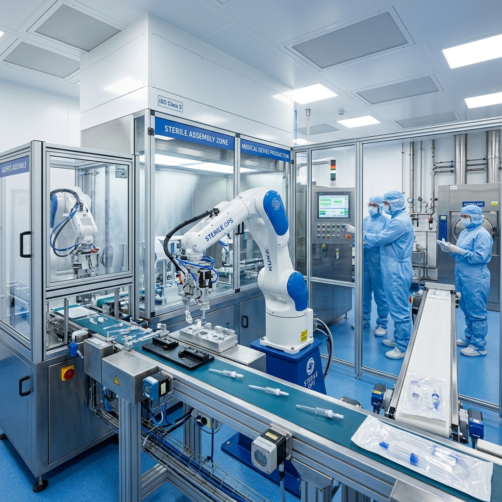 Cleanroom production and automated assembly