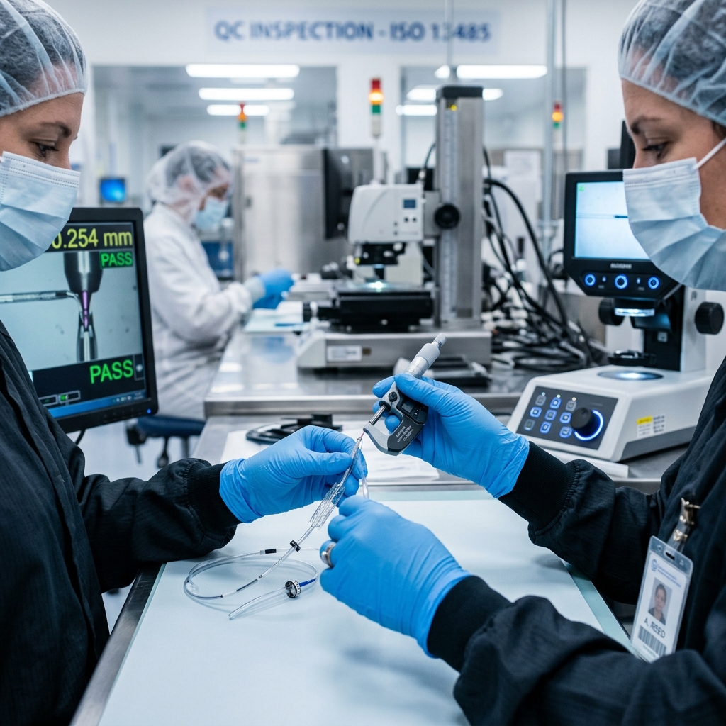 Quality inspection using precision instruments